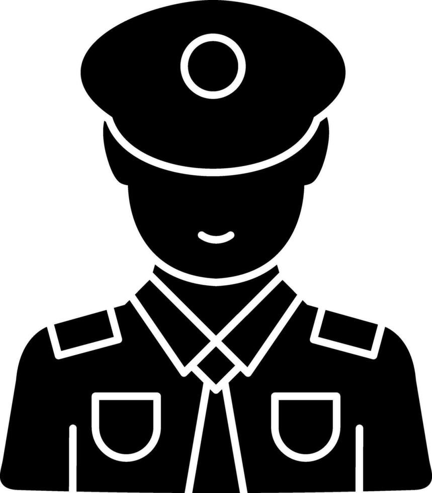 Police Vector Icon Design