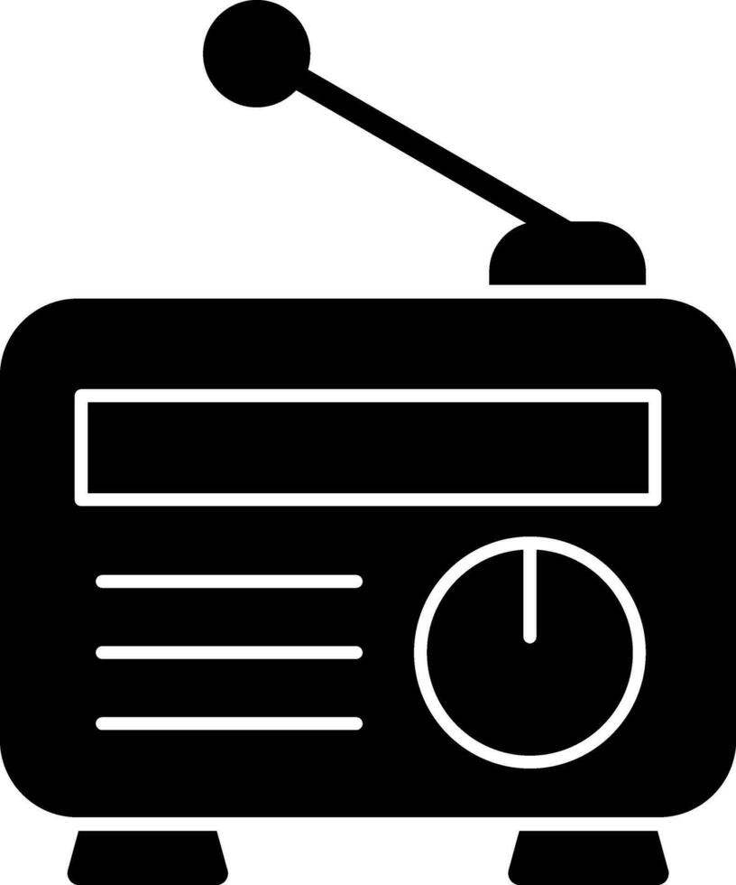 diseño de icono de vector de radio