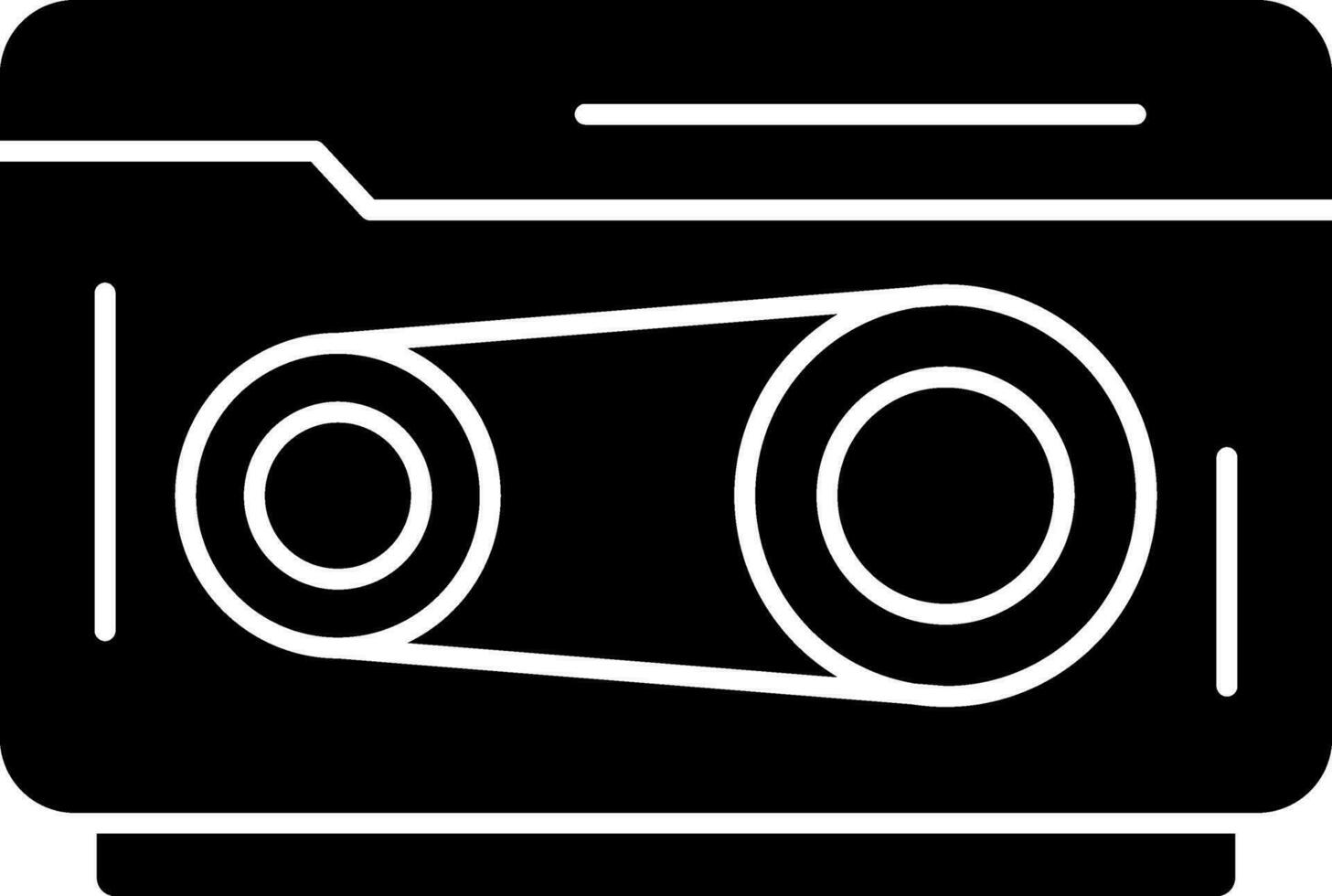 Cassette Vector Icon Design