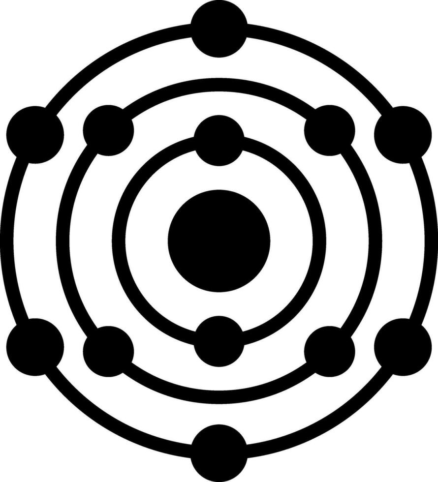 Solar System Vector Icon Design