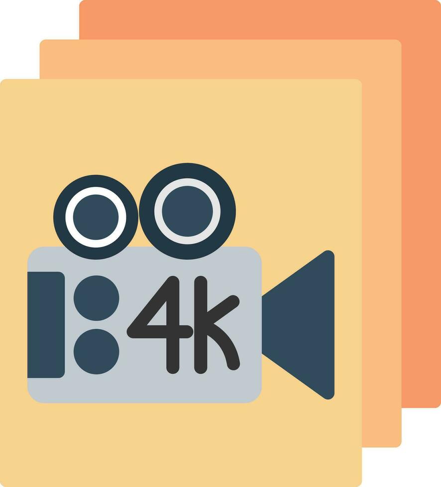 Video Film Vector Icon Design