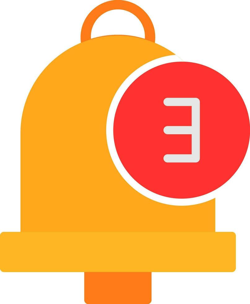 Notification Bell Vector Icon Design