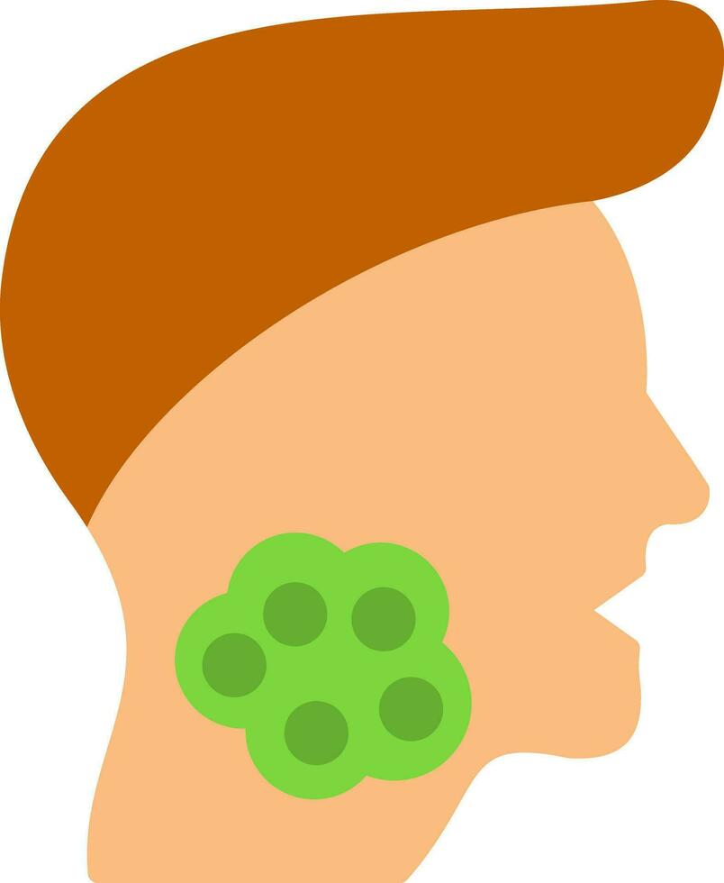 Throat Cancer Vector Icon Design