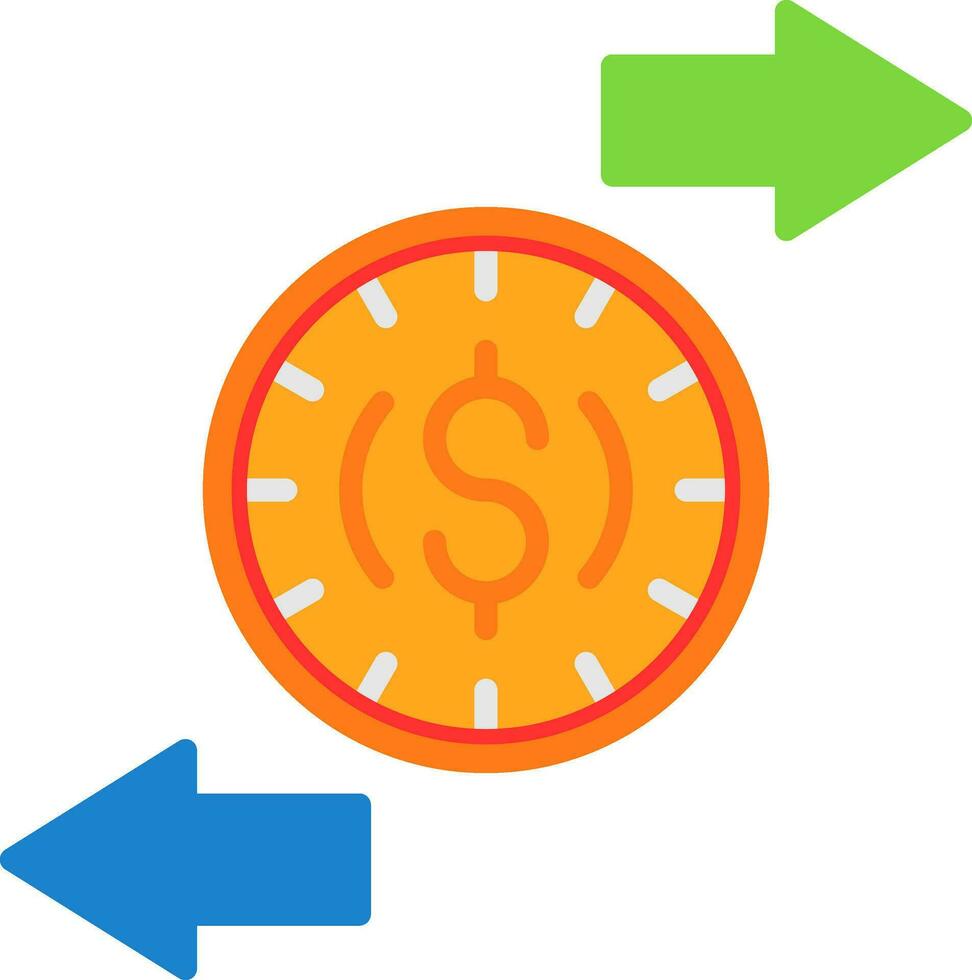 Exchange Rate Vector Icon Design