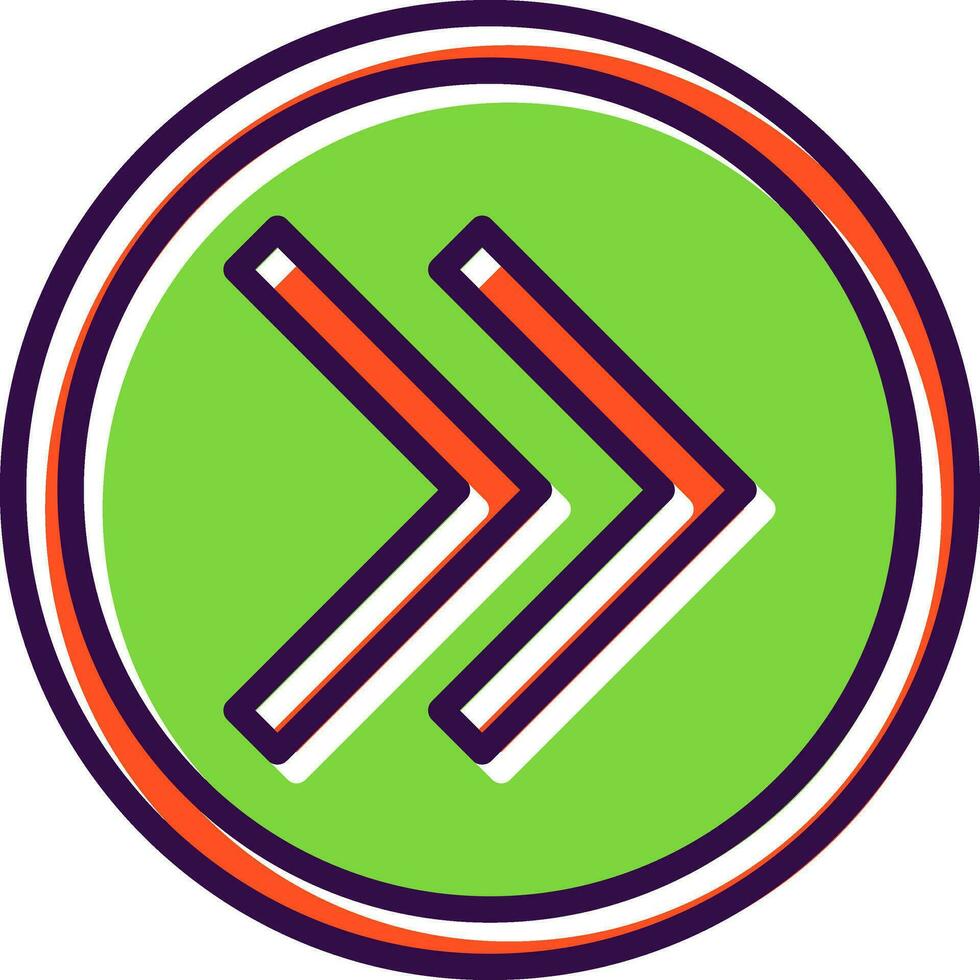 Chevron Right Vector Icon Design