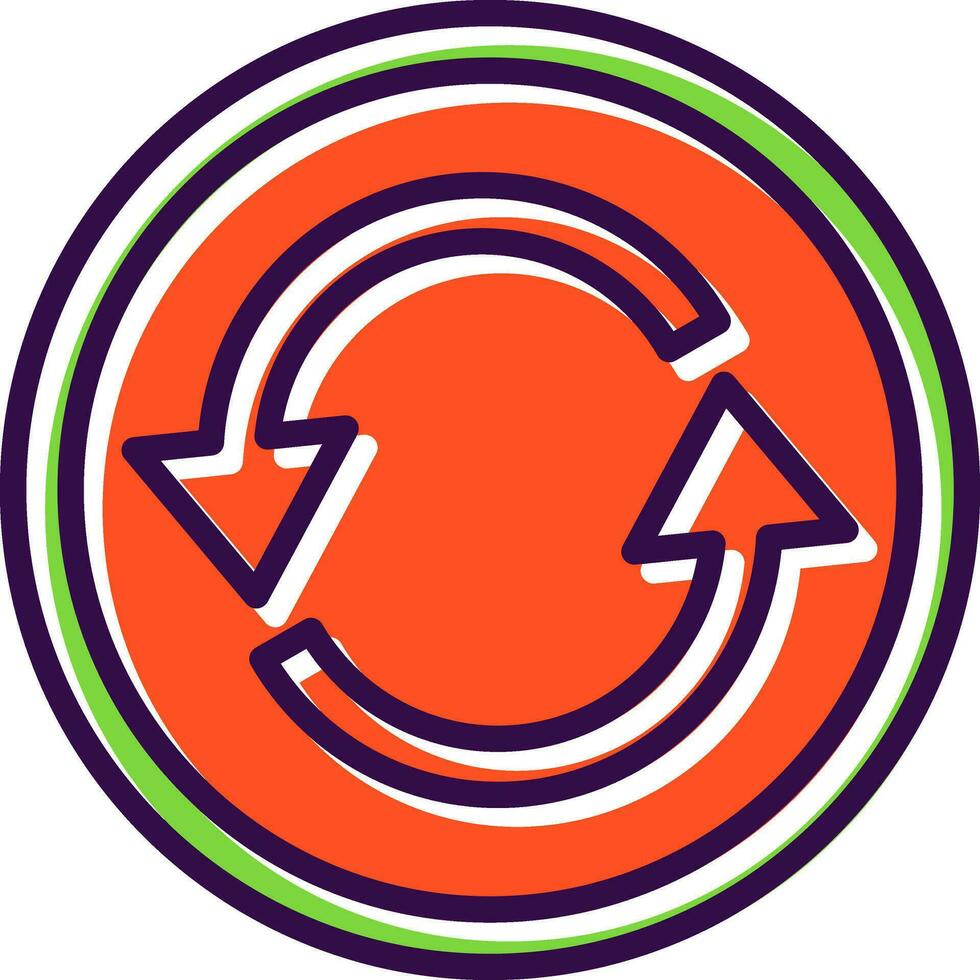 Refresh Arrow Vector Icon Design