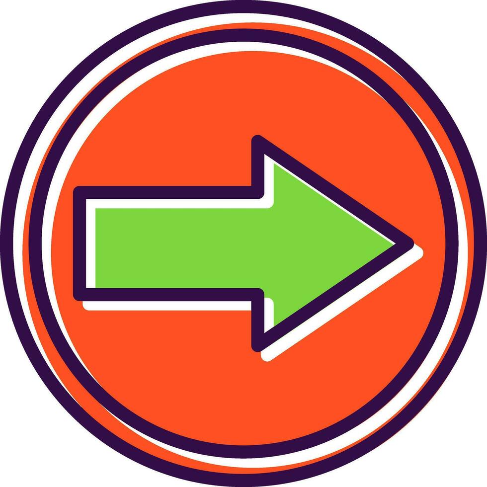 Right Arrow Vector Icon Design