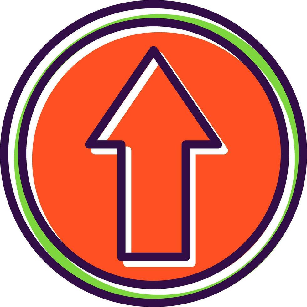 Up Arrow Vector Icon Design