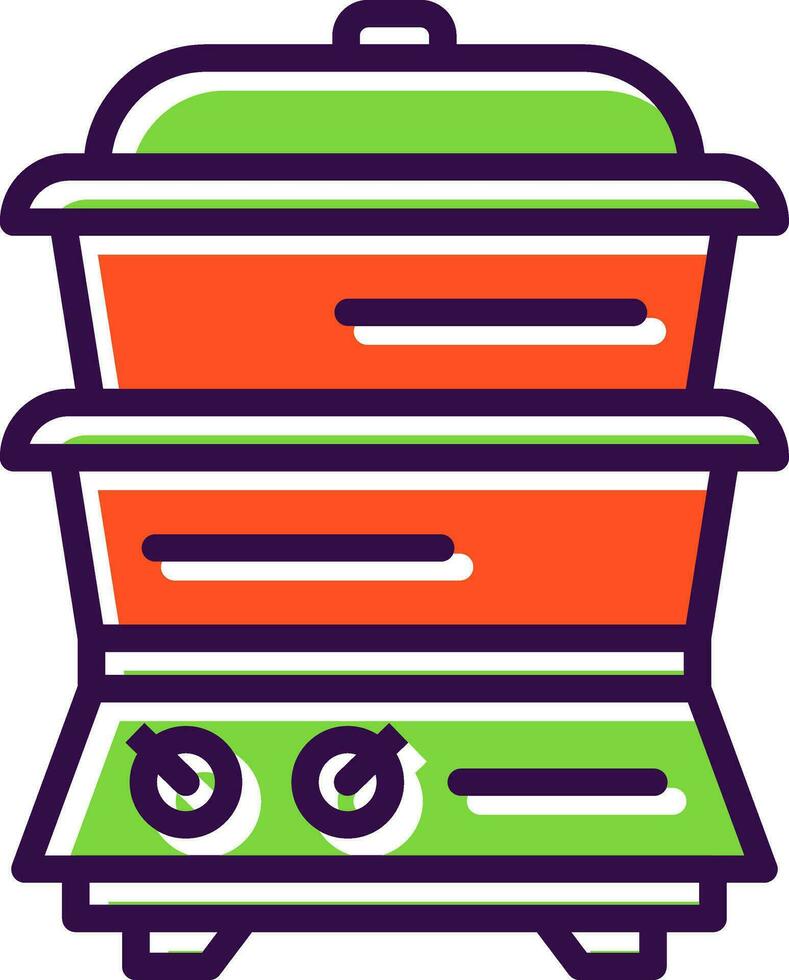Steamer Vector Icon Design