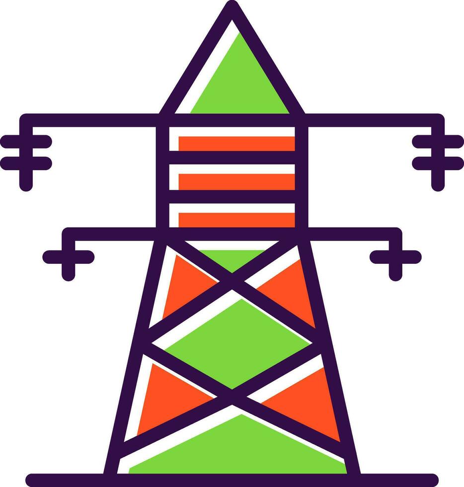 diseño de icono de vector de torre