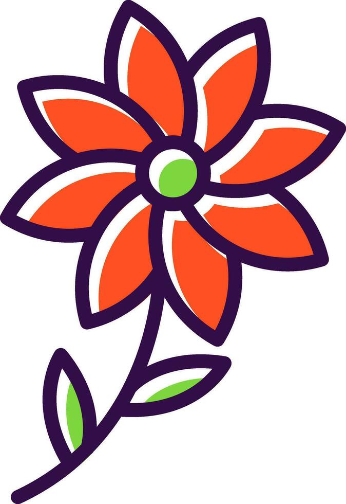 Flower Vector Icon Design