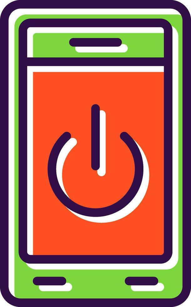 Power Off Vector Icon Design