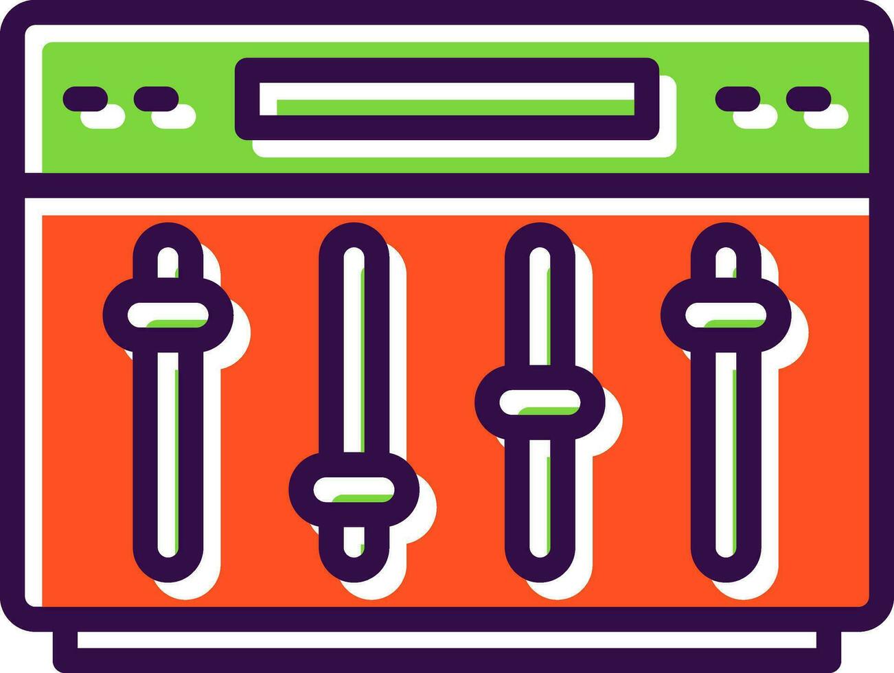 Equalizer Vector Icon Design