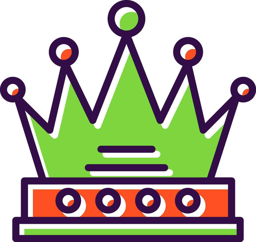 Crown Vector Icon Design