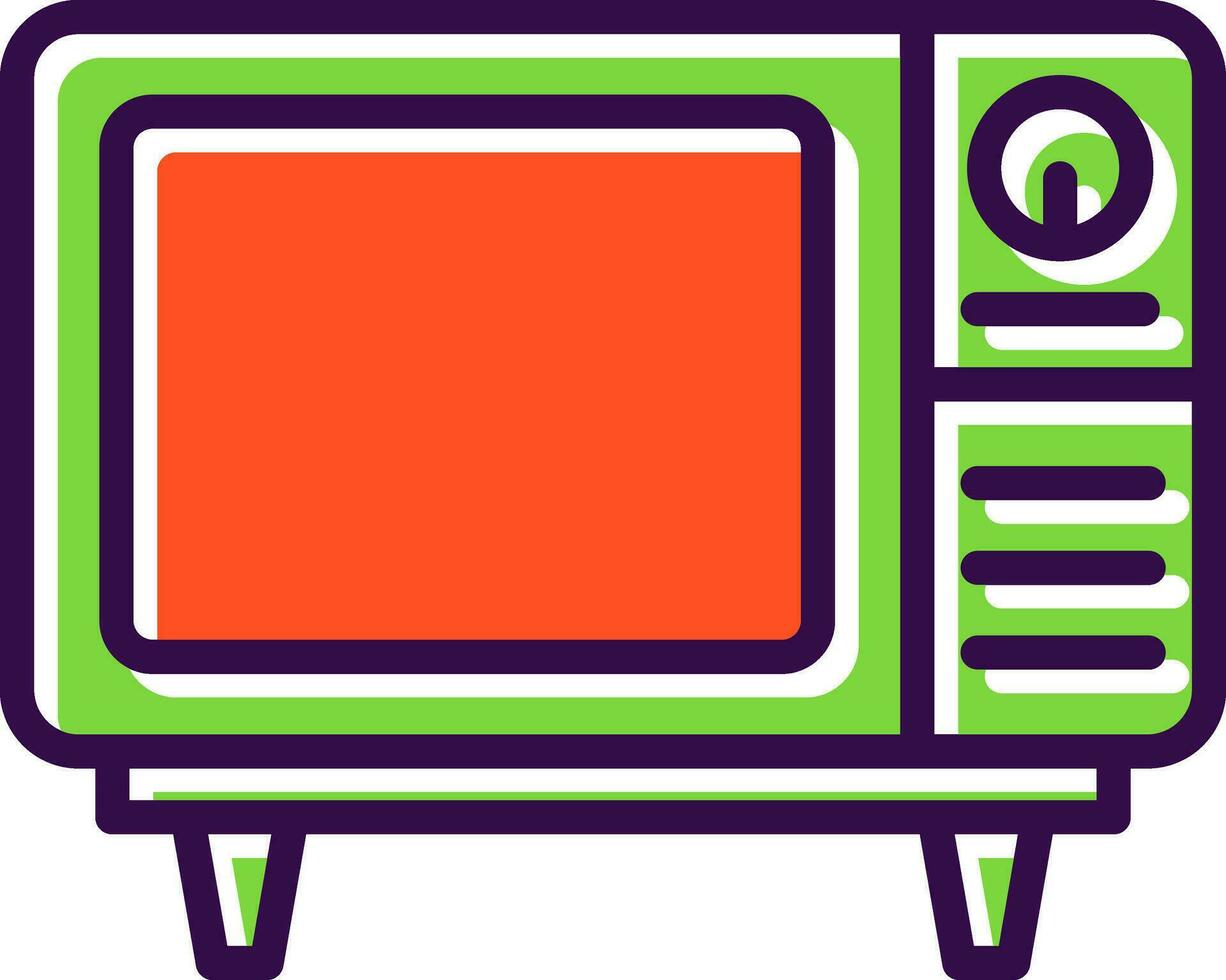 Television Vector Icon Design