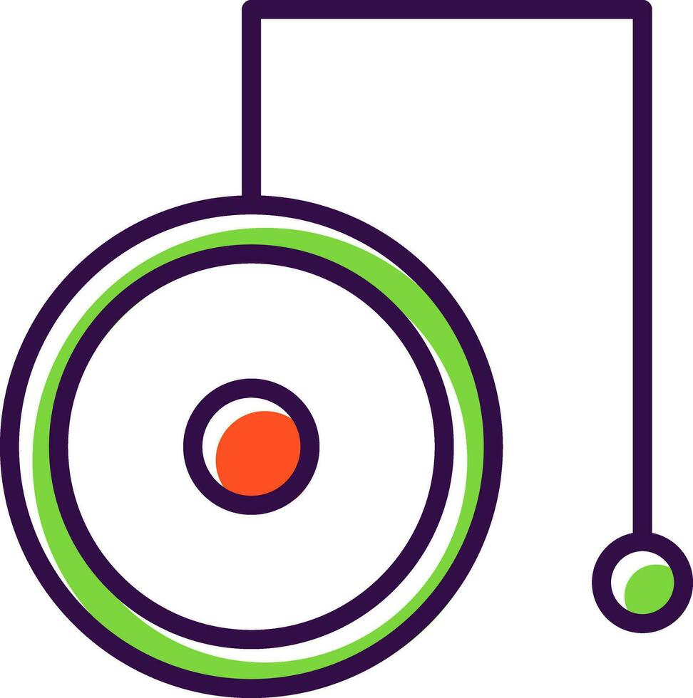Yoyo Vector Icon Design