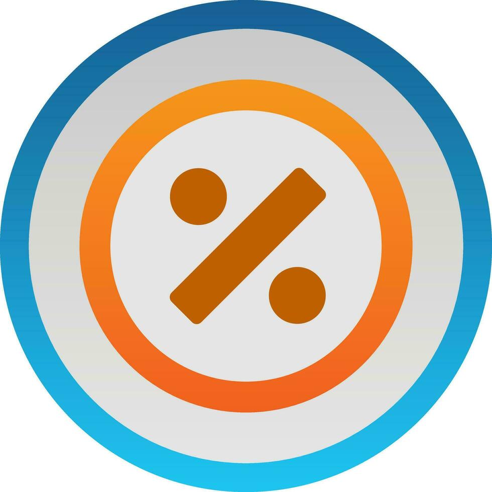 Percentage Vector Icon Design