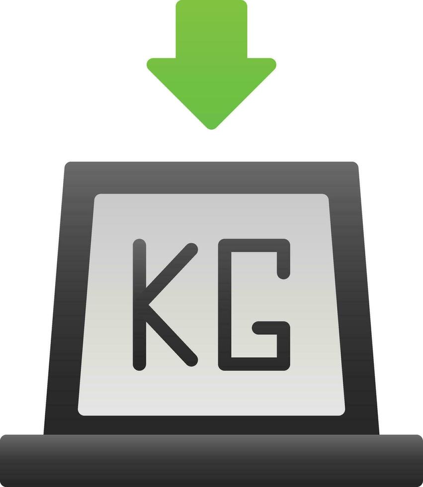 Weight Vector Icon Design