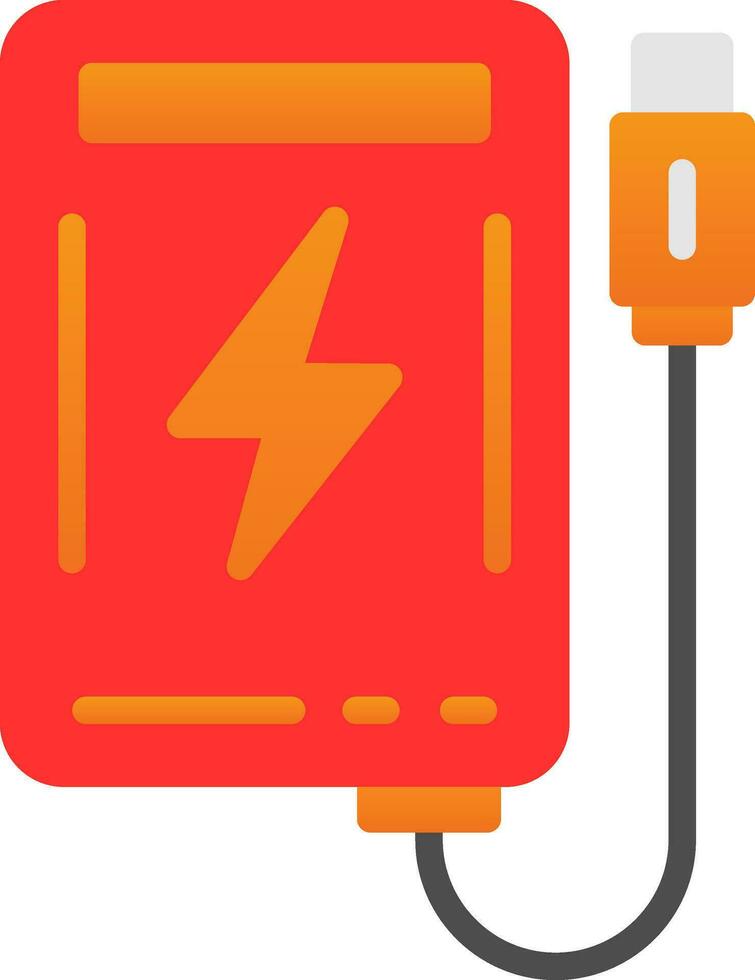 Power Bank Vector Icon Design
