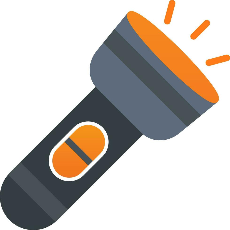 Flashlight Vector Icon Design