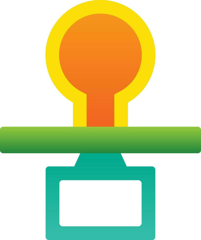 Pacifier Vector Icon Design