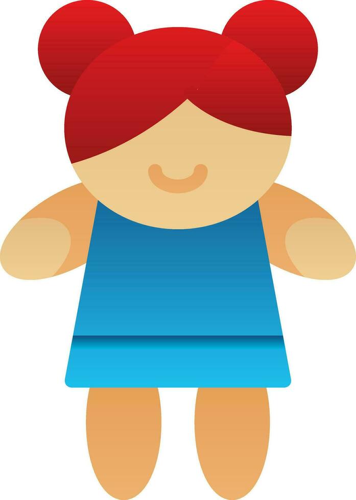 diseño de icono de vector de niña