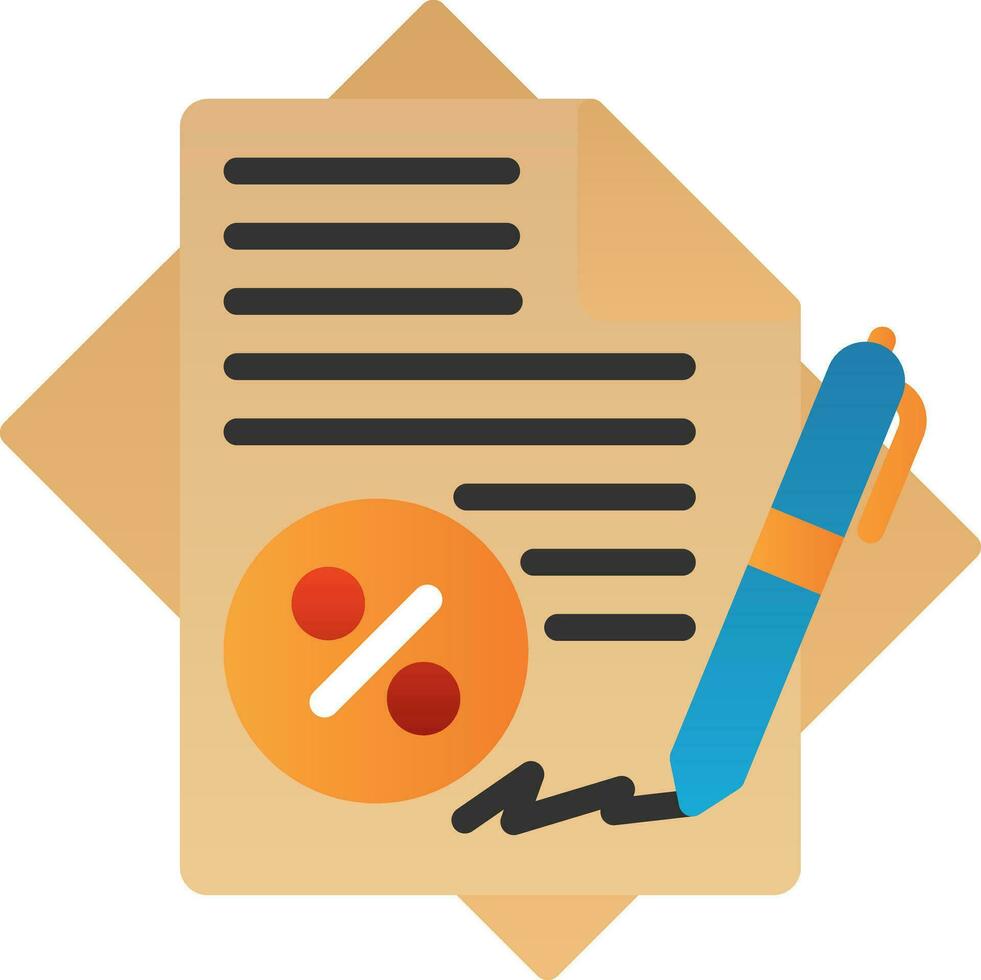 Agreement Vector Icon Design