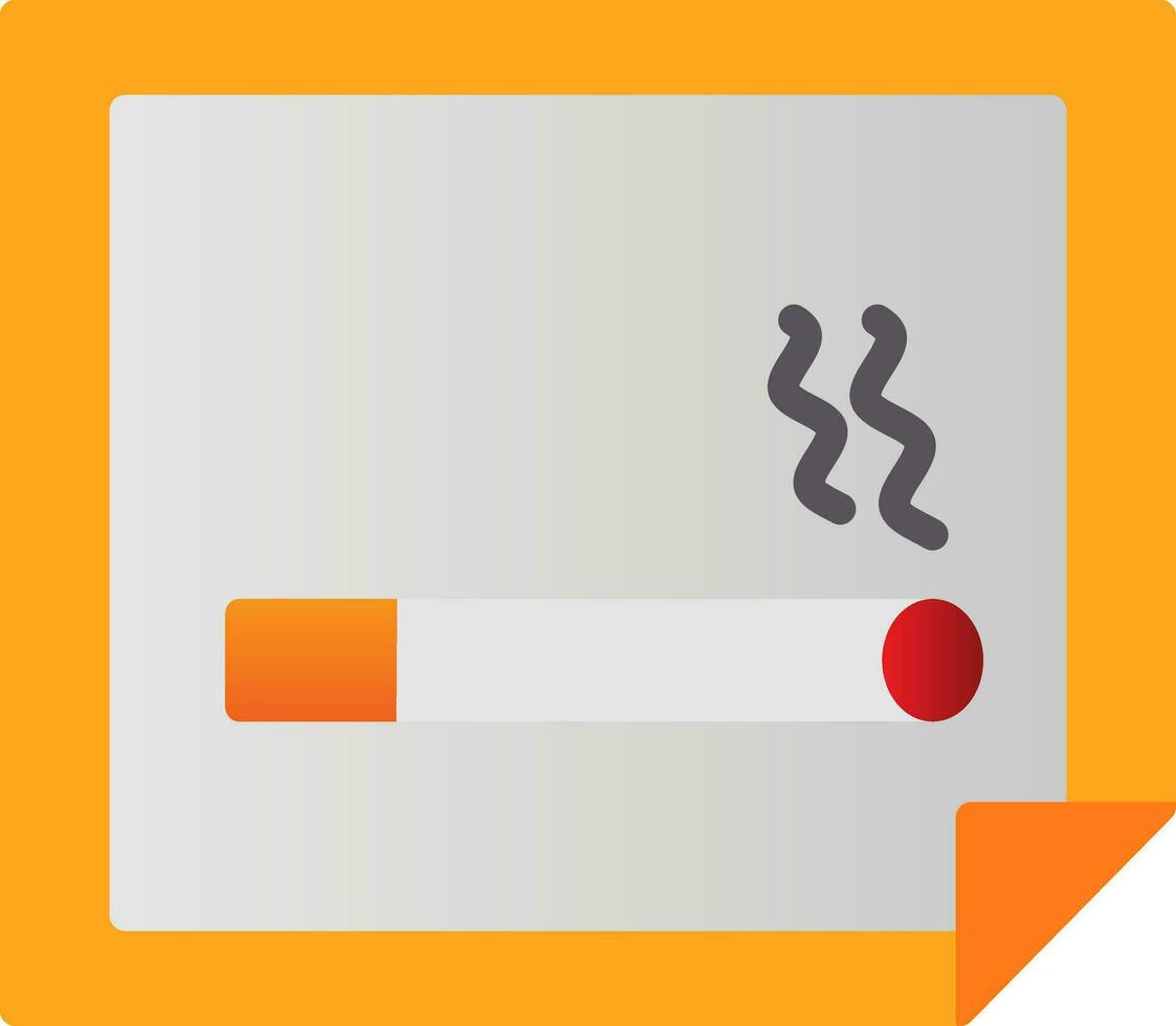 Nicotine Patch Vector Icon Design