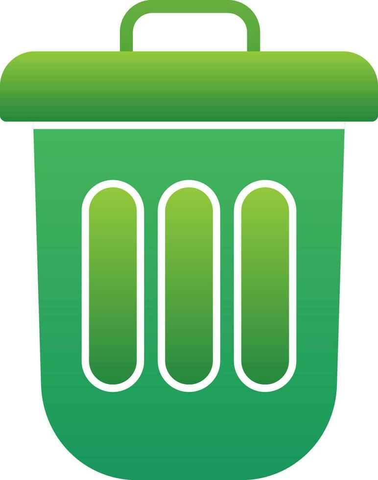 Dustbin Vector Icon Design