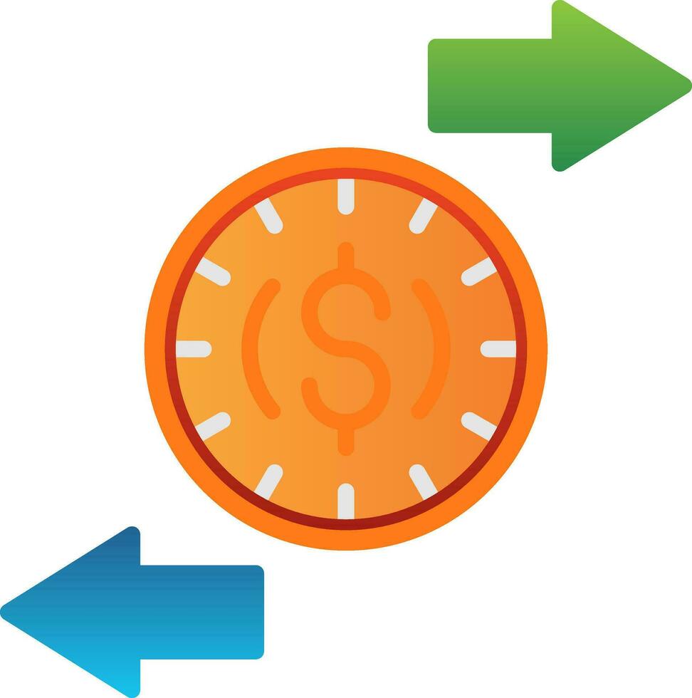 Exchange Rate Vector Icon Design