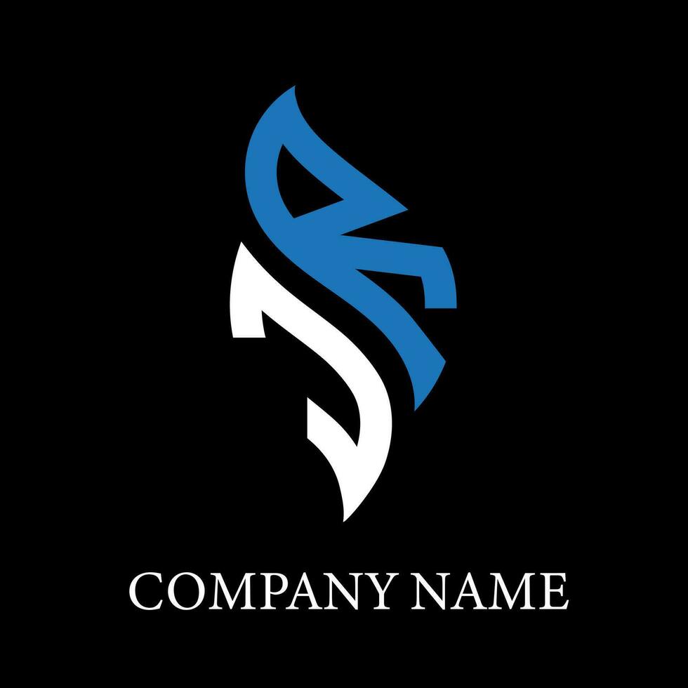 JR letter logo design.JR creative initial JR letter logo design. JR creative initials letter logo concept. vector