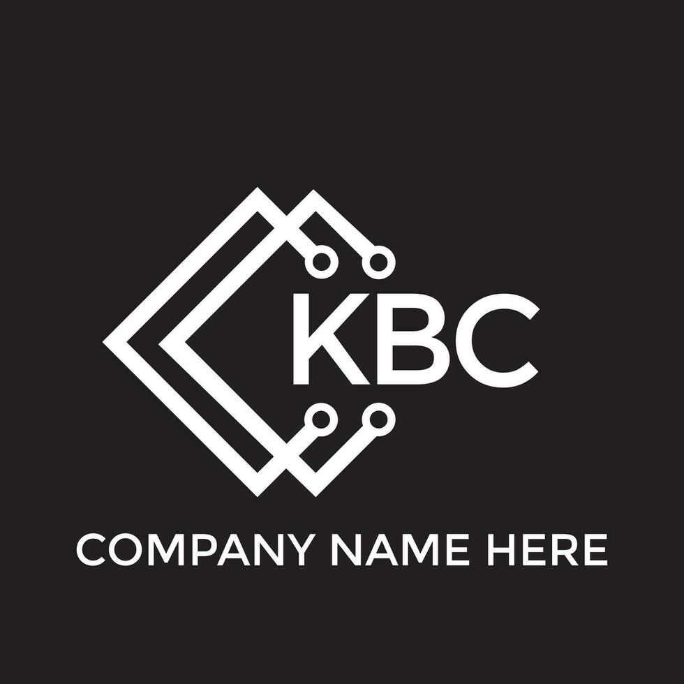 KBC letter logo design.KBC creative initial KBC letter logo design. KBC creative initials letter logo concept. vector