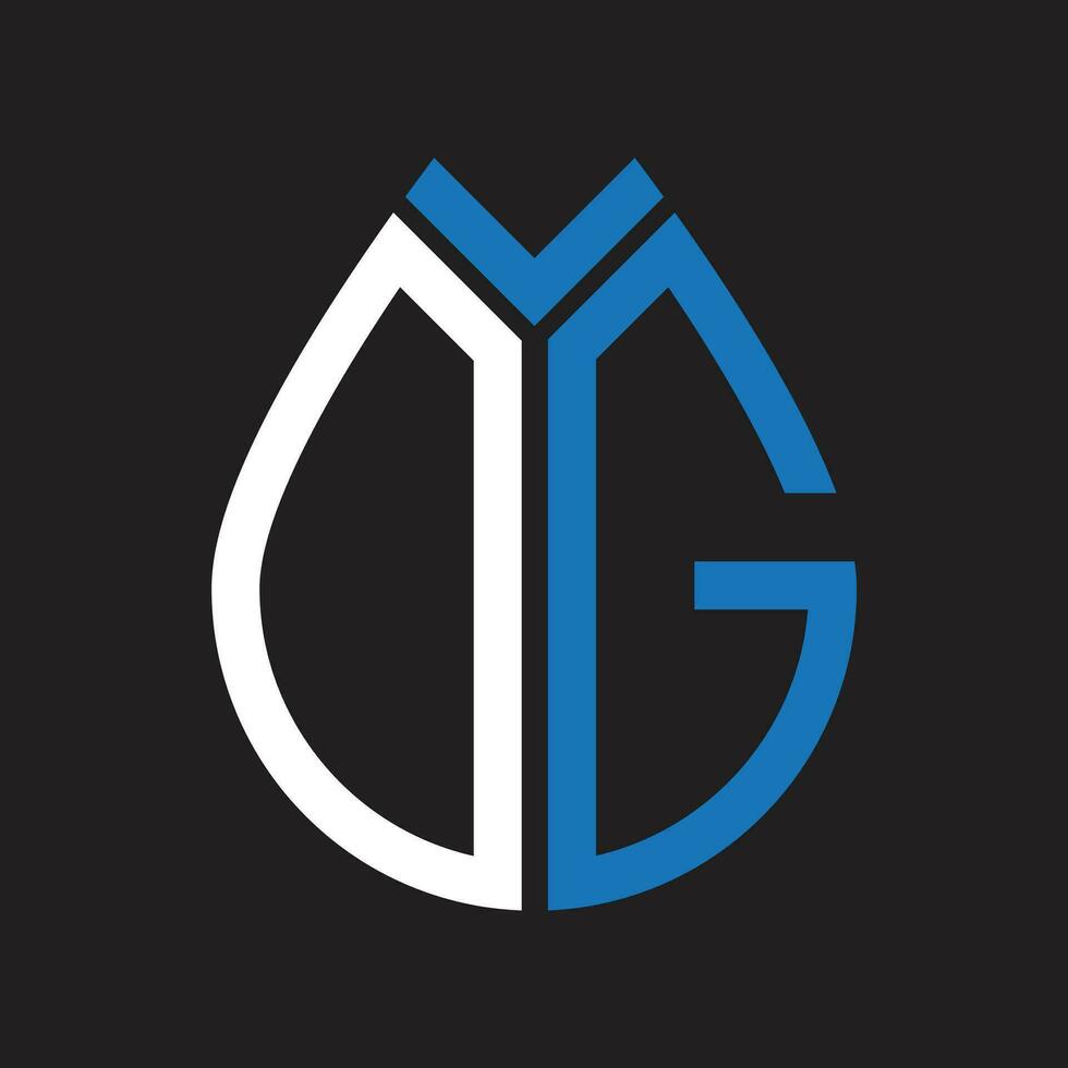 DG letter logo design.DG creative initial DG letter logo design. DG creative initials letter logo concept. vector