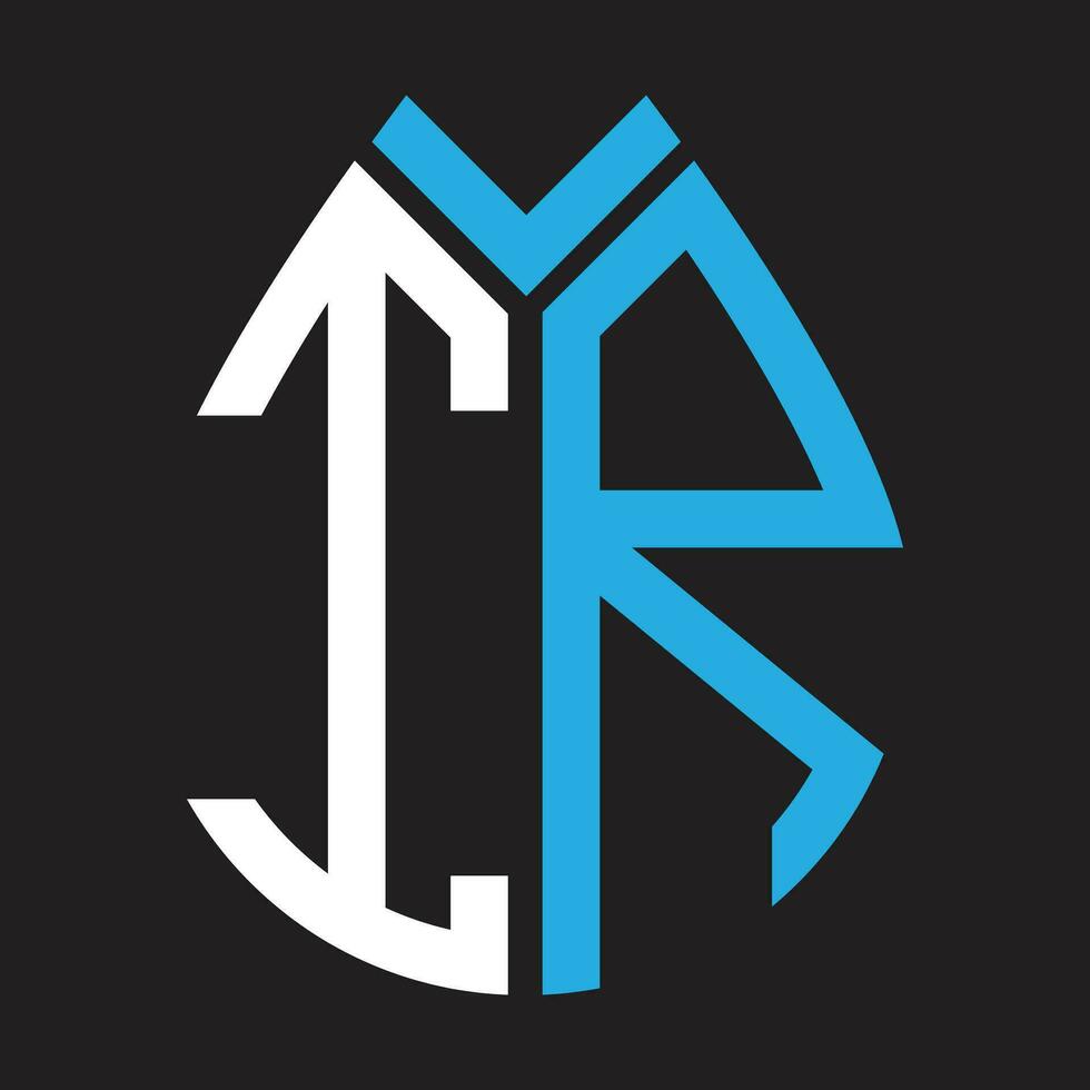 IR letter logo design.IR creative initial IR letter logo design. IR creative initials letter logo concept. vector