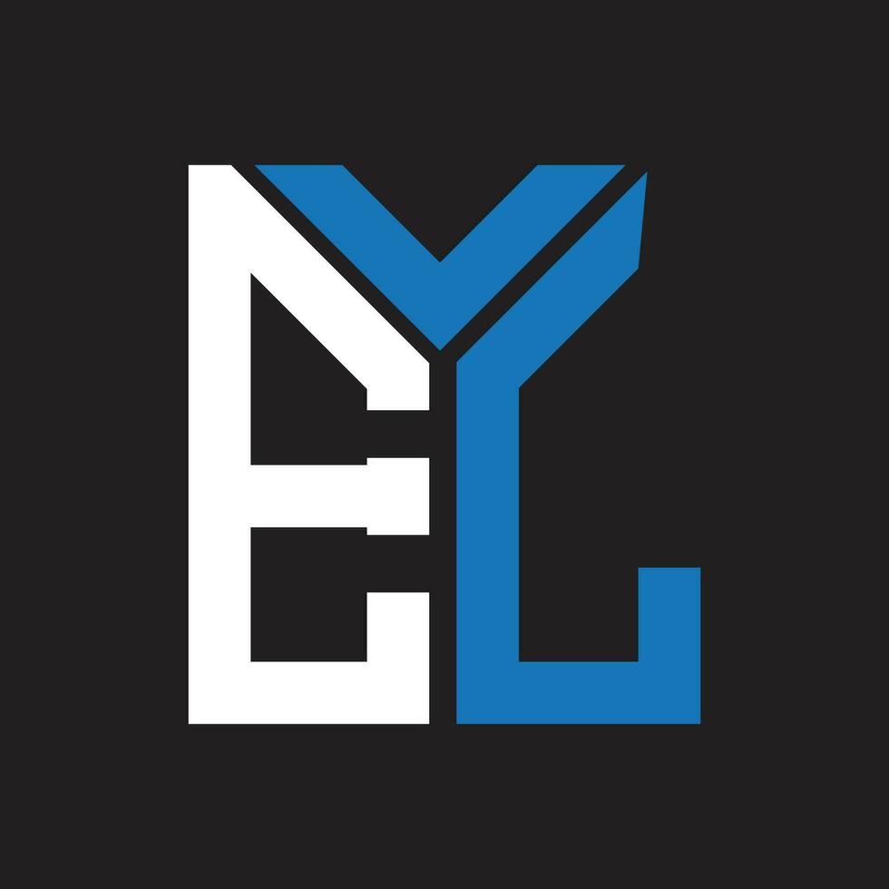 EL letter logo design.EL creative initial EL letter logo design. EL creative initials letter logo concept. vector