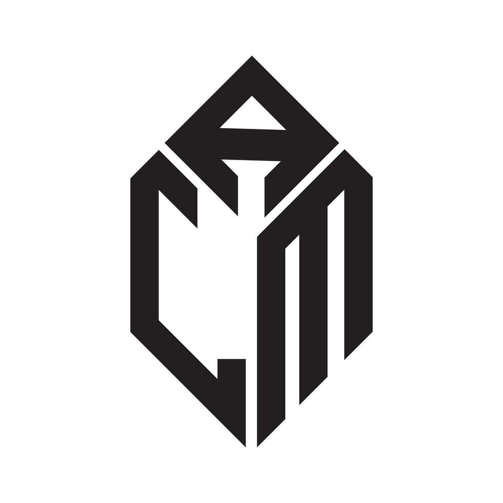 ALM letter logo design.ALM creative initial ALM letter logo design. ALM creative initials letter logo concept. vector