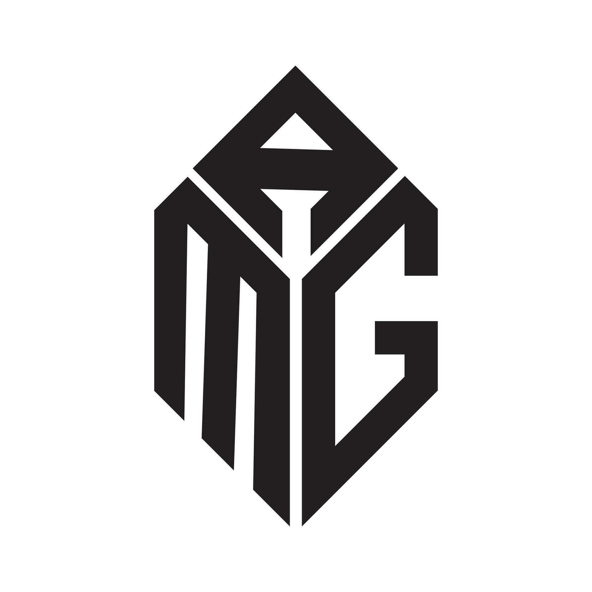 AMG letter logo design.AMG creative initial AMG letter logo design. AMG ...