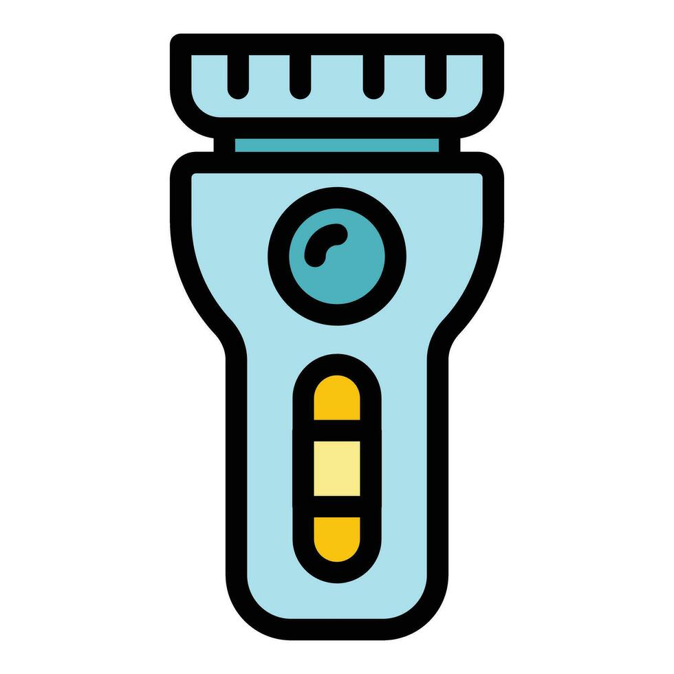 Electric razor icon vector flat