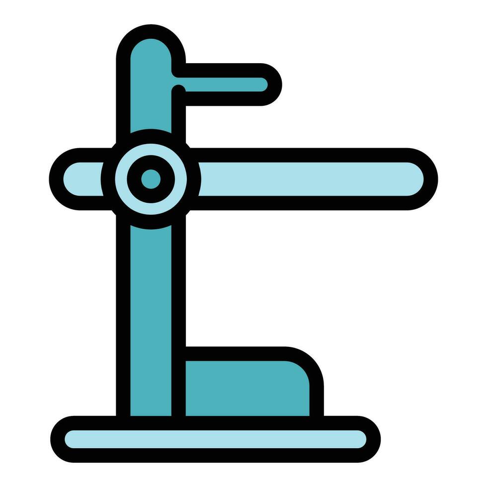 Gym muscle equipment icon vector flat