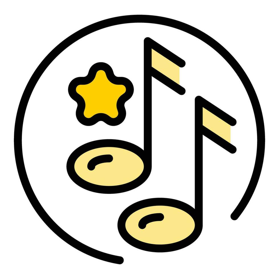 Music vip event icon vector flat