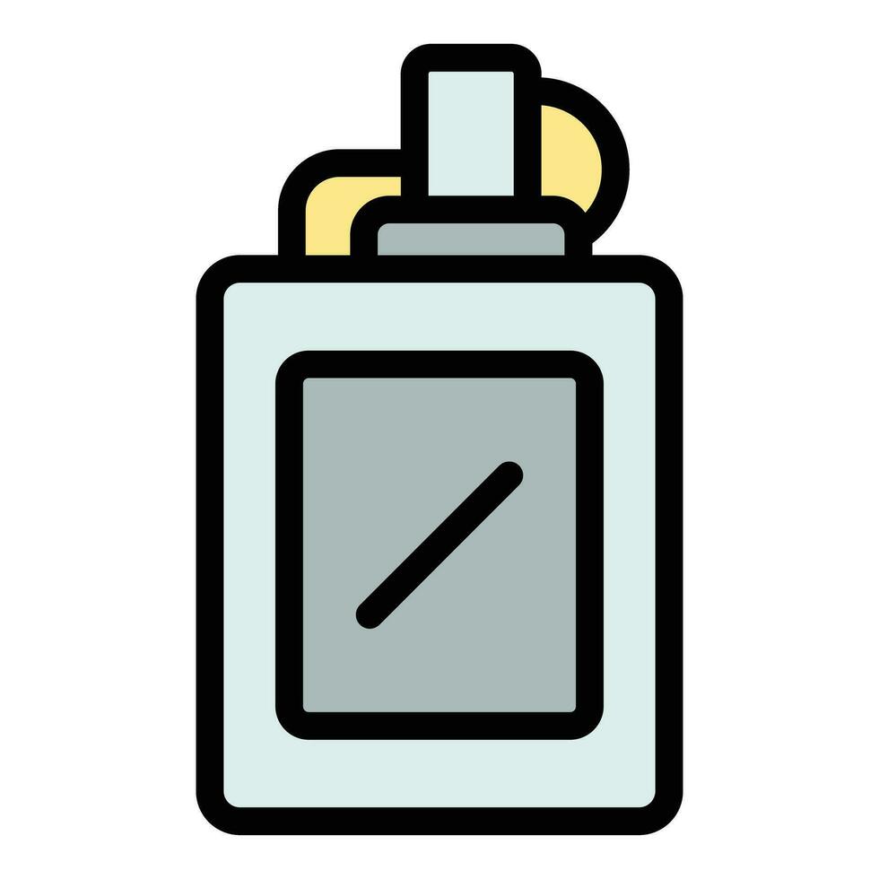 Old lighter icon vector flat