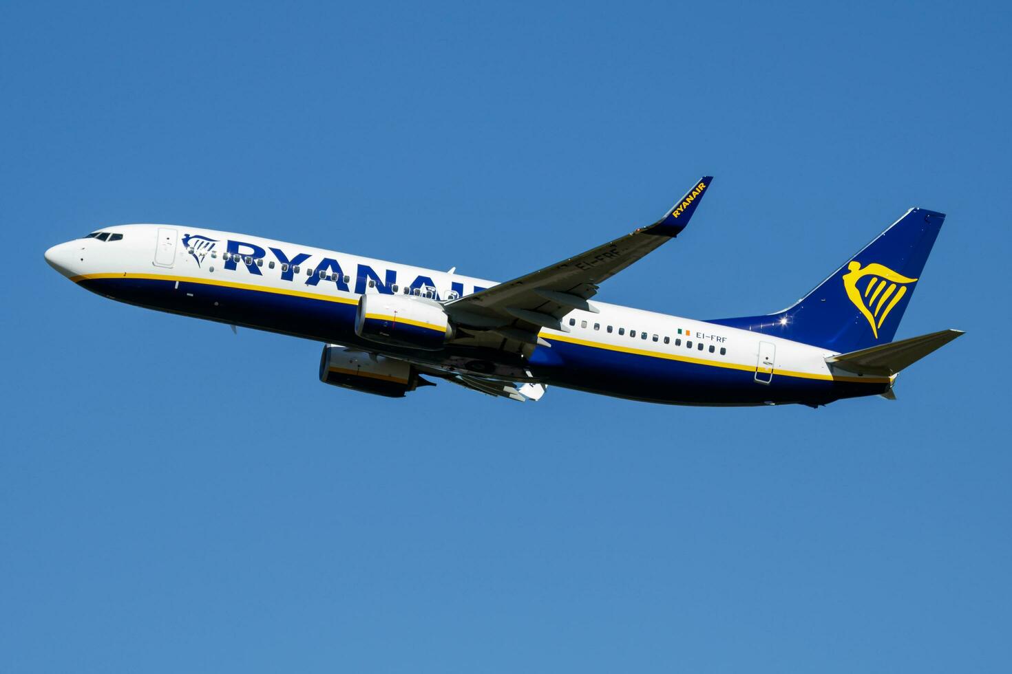 Ryanair Boeing 737-800 EI-FRF passenger plane departure at Madrid Barajas Airport photo