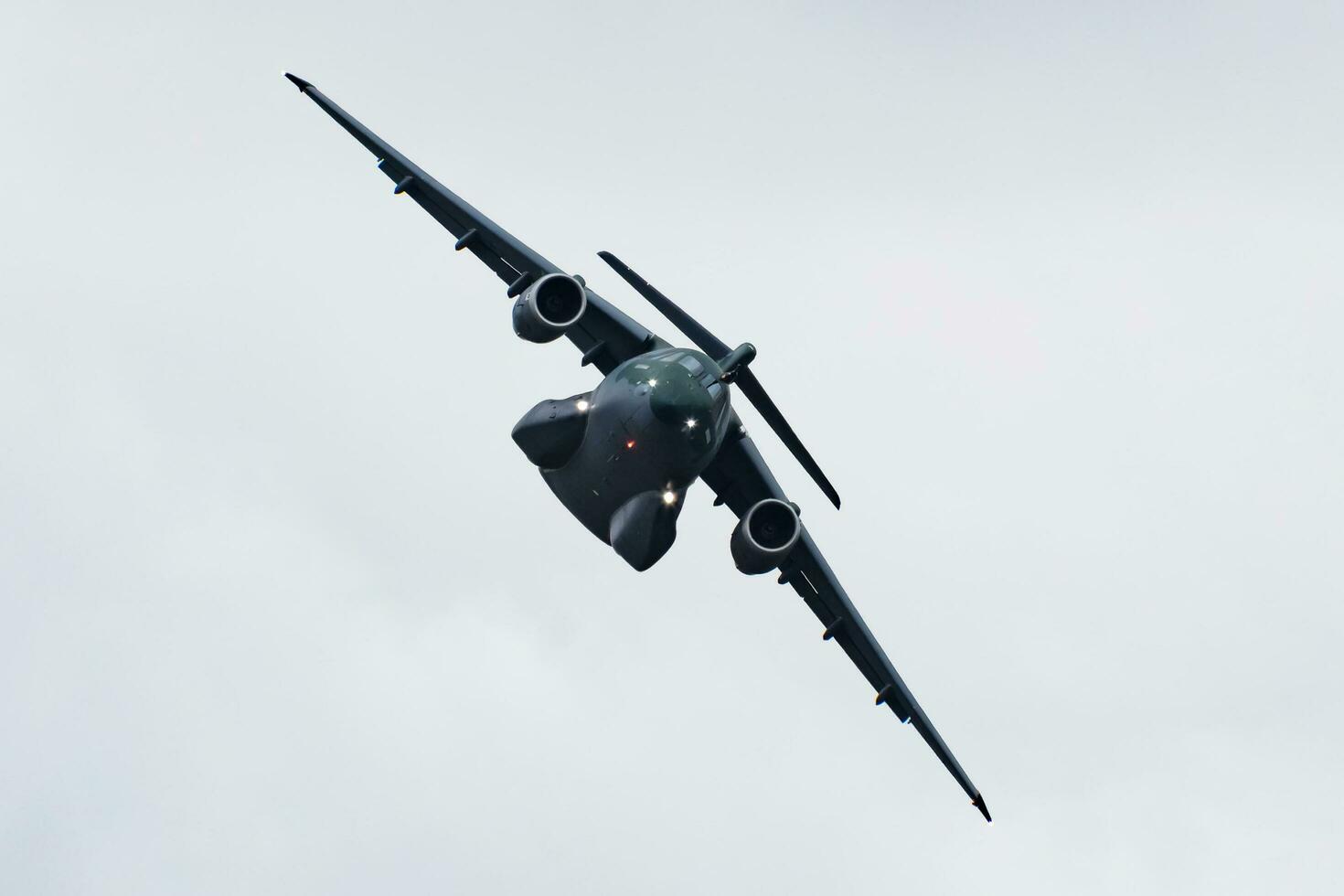 Embraer KC-390 Millennium. Military transport plane at air base. Air force flight operation. Aviation and aircraft. Air lift. Military industry. Fly and flying. photo