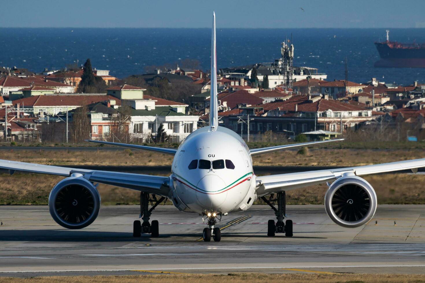 Royal Air Maroc Boeing 787-8 CN-RGU Dreamliner passenger plane departure at Istanbul Ataturk Airport photo