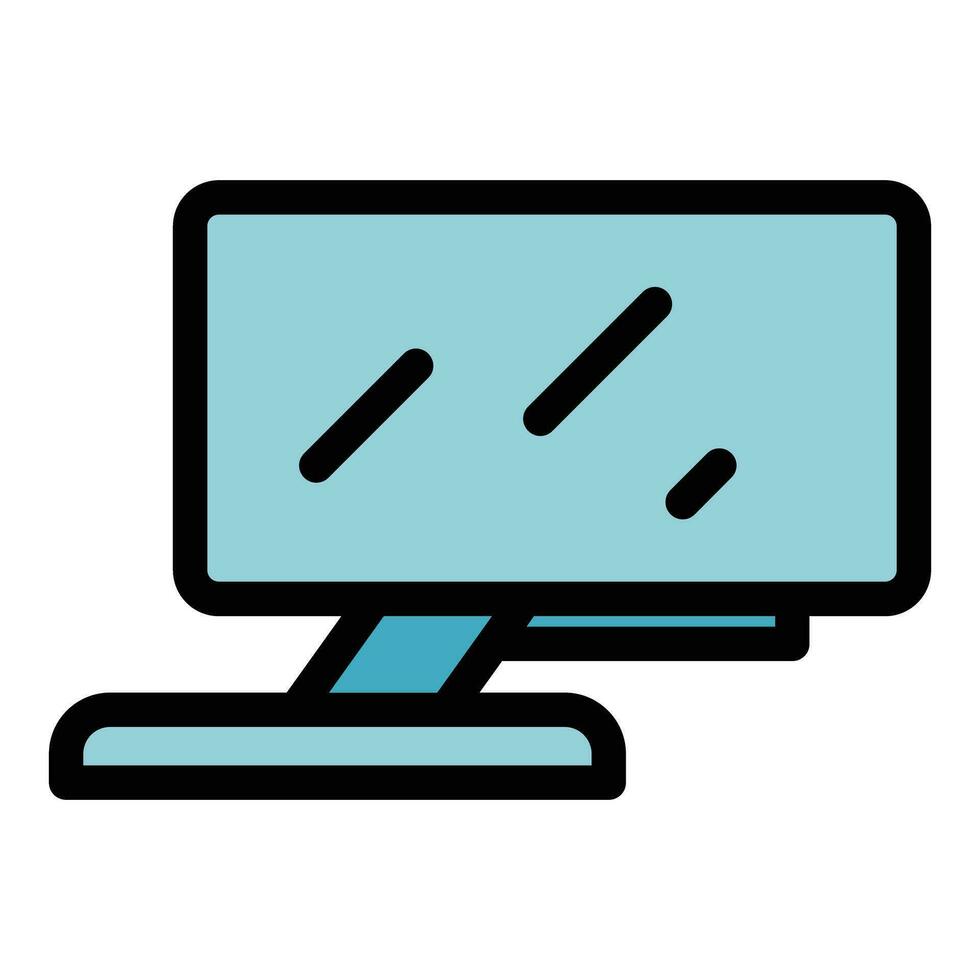 Vesa display icon vector flat