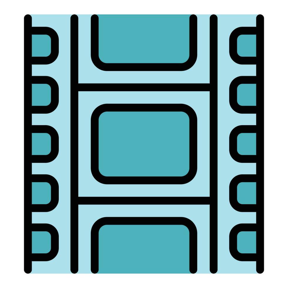 Film icon vector flat