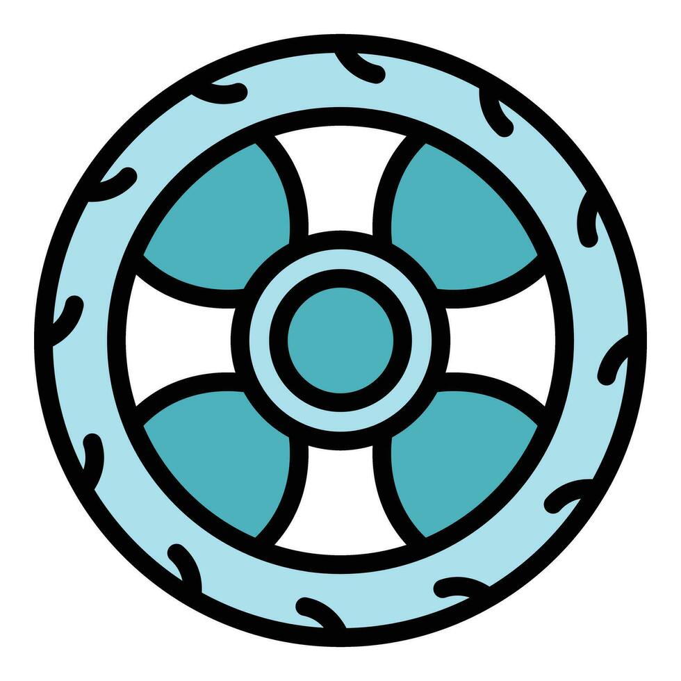 Car tyre wheel icon vector flat