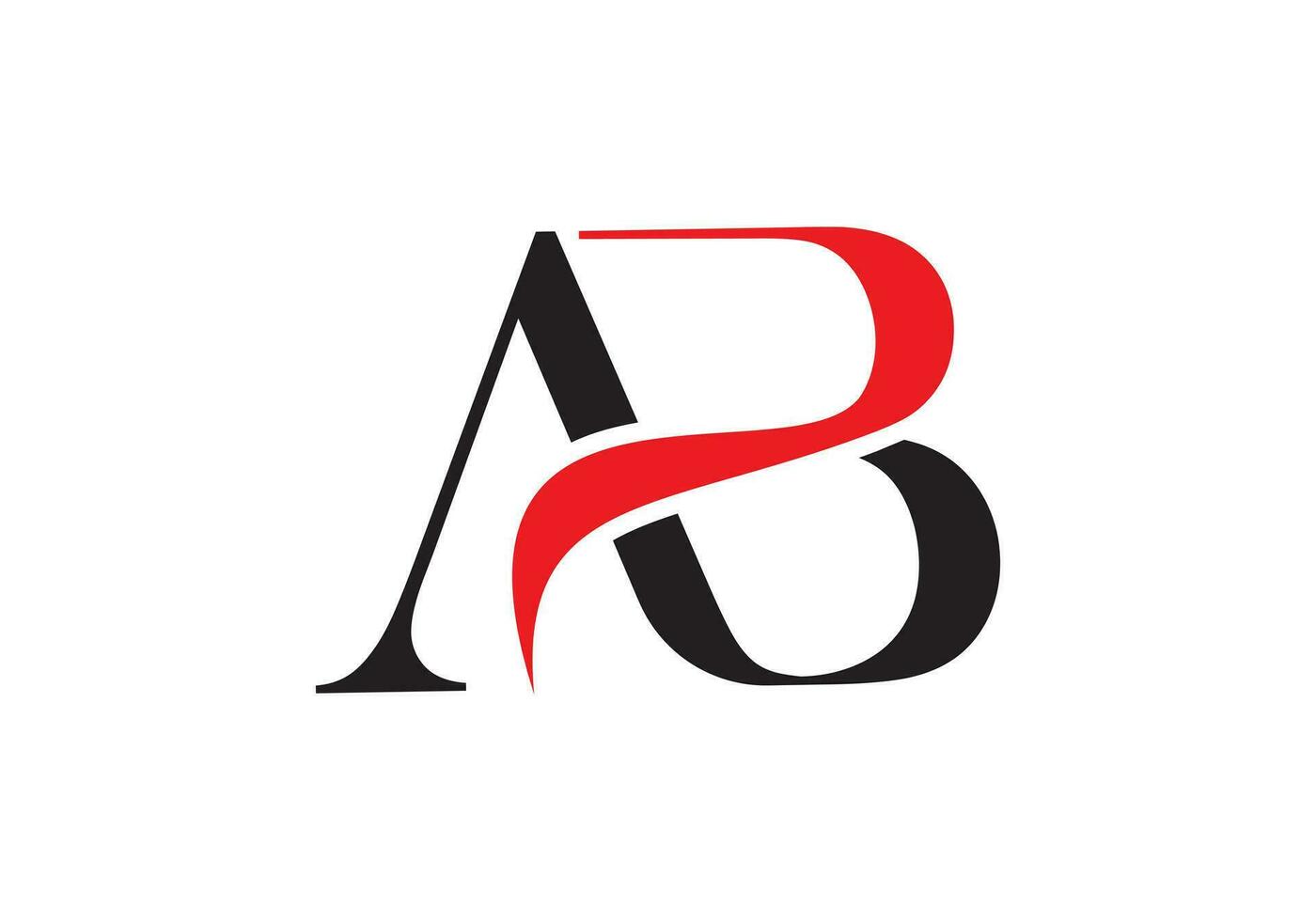 this is a creative AB letter icon design for your business vector