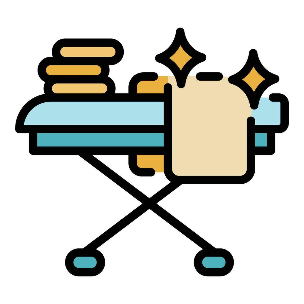 Clean clothes icon vector flat