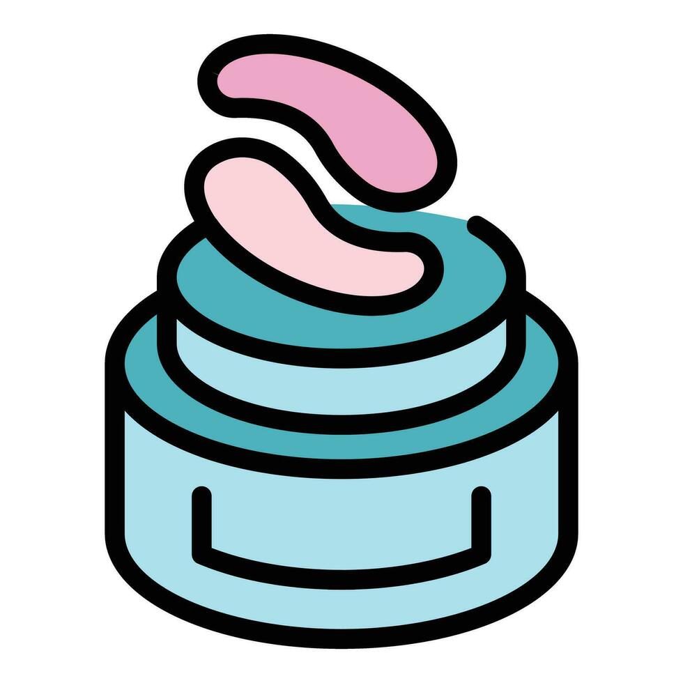 Eye patch icon vector flat